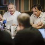 Martin Zurwerra, aux côtés de Christian Constantin, évoque la création d'une nouvelle académie cantonale dédiée à la relève.